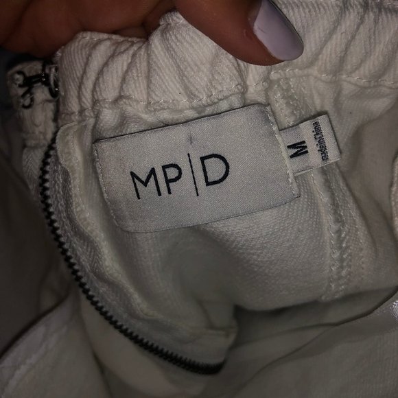 White Buckled Jean Dress - Picture 9 of 9